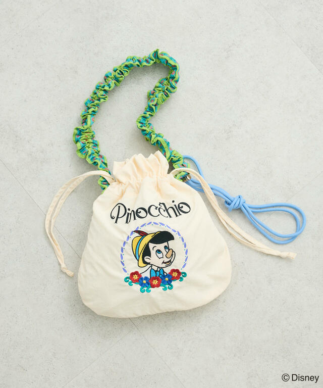 2way巾着バッグ ￥3,990｜Green Parks『ピノキオ』コレクション