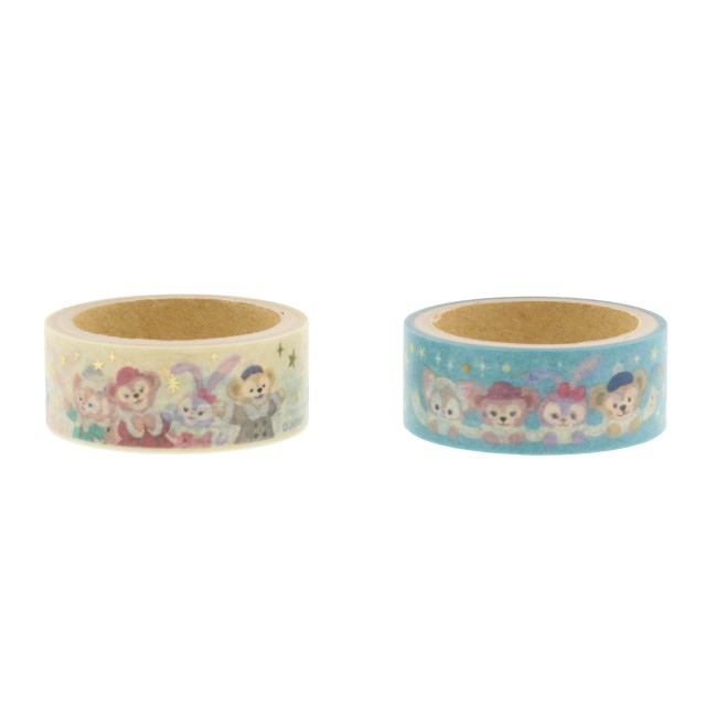 「 ダッフィー＆フレンズのウィンター・トゥインクリング・タウン」ポストカード&マスキングテープ