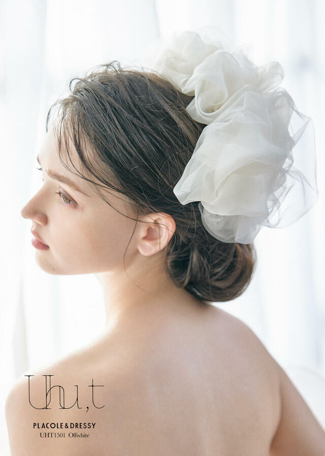 KURAUDIA × PLACOLE & DRESSY（クラウディア×プラコレ）新作ウェディングドレス｜Uhu,t（ウフト）ヘアアクセサリー