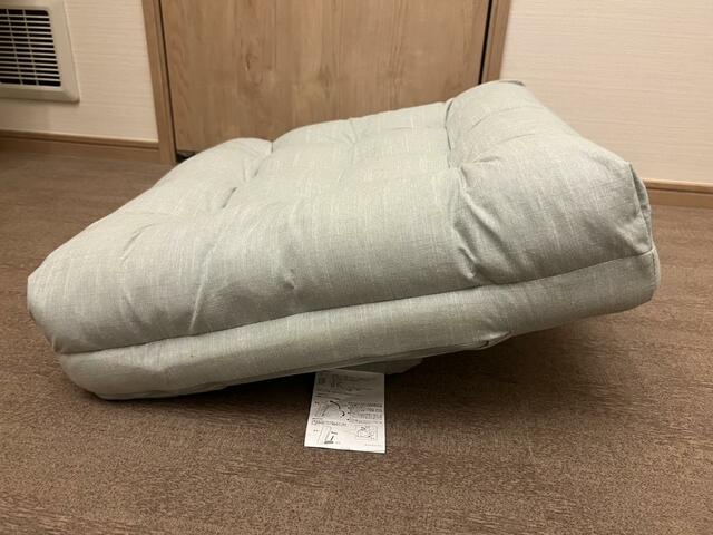 【カインズ　座布団にもなる背もたれイス】リクライニング4段階