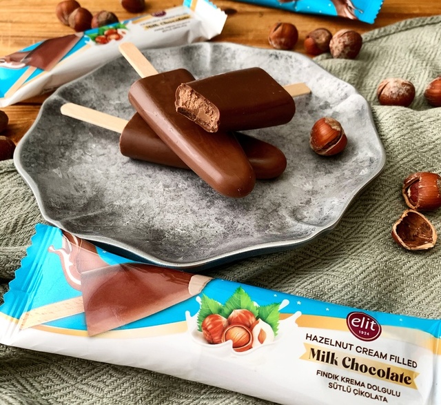 エリート アイススティックチョコレート ヘーゼルナッツ