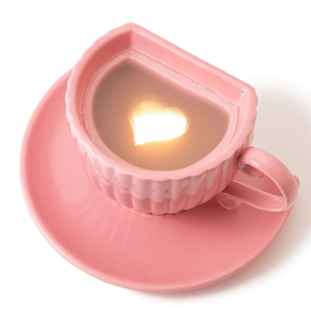 ティータイムランプ　ピンク