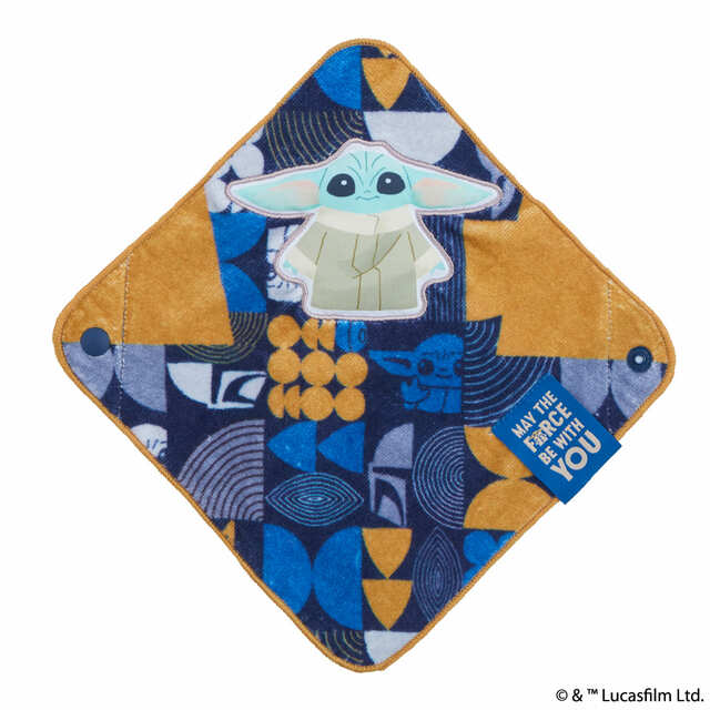 【スターウォーズ「グローグー おくるみハンカチ」】キャメル