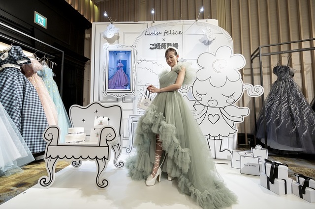 「Lulu felice×ご近所物語」新作ウェディングドレス LU-1006_Pistachio