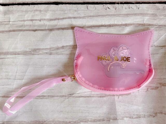 【ゼクシィ6月号】「付録:PAUL&JOE(ポール&ジョー)エコバッグ&ポーチ2点セット」家の鍵を入れてみました