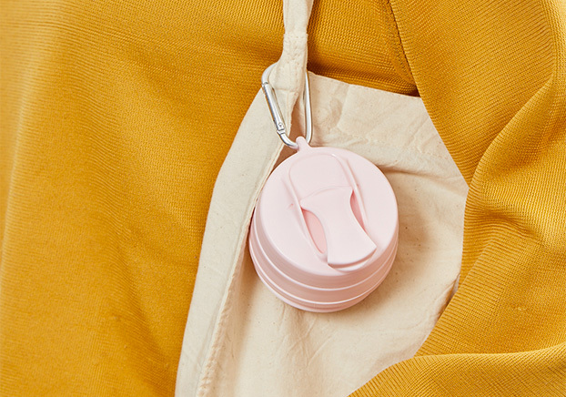 『ムーミンバレーパーク MOOK【特別付録】持ち運べる折りたたみシリコンタンブラー』