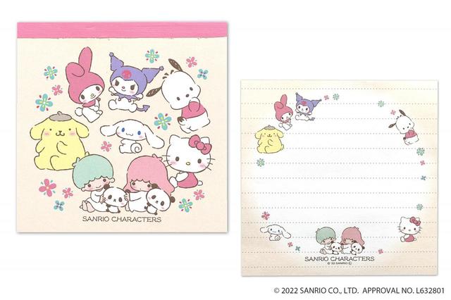 メモ帳（サイズ：約W100×H100mm）　550円