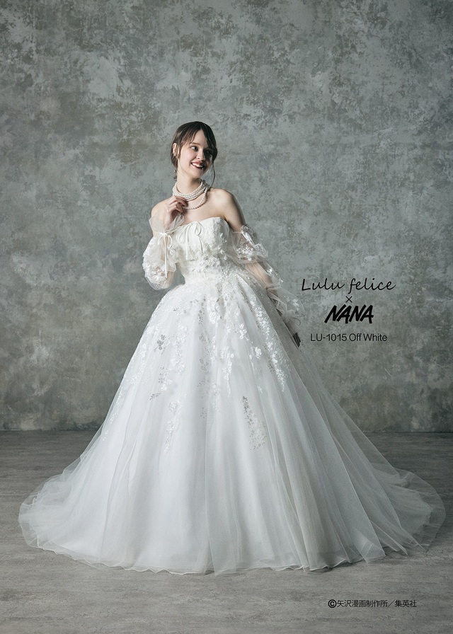 「Lulu felice×NANA」新作ウェディングドレス　LU-1015_Offwhite