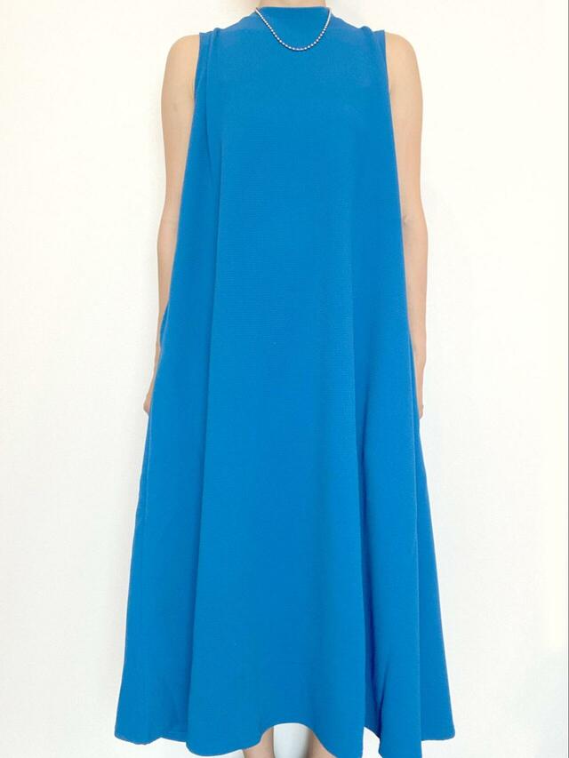 【coca エンボス加工マキシ丈ノースリーブワンピース】サイズはショート丈、ロング丈の2種類あります