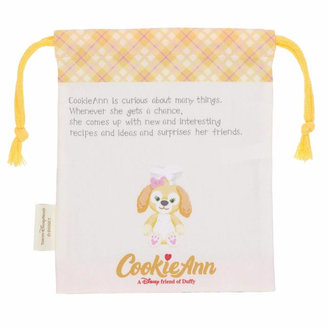 クッキー・アン きんちゃく 850円｜サイズ：縦約17×横約14×マチ約4cm｜販売店舗：東京ディズニーシー「マクダックス・デパートメントストア」｜販売日：2022年11月29日(火)