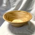 【ニトリ　木製ボウル　Lサイズ】上に向かって広がりのあるデザイン