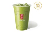 【ゴンチャ】一番摘み抹茶 ミルクティー ICED：S 540円 M 590円 L 680円、HOT：S 540円 M 590円