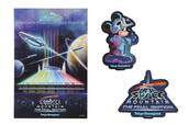 ポストカード&ステッカー 500円｜スペシャルイベント「セレブレーティング・スペース・マウンテン：ザ・ファイナルイグニッション！」｜販売店舗：東京ディズニーランド「プラネットM」