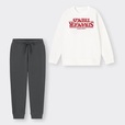 ソフトスウェットラウンジ(長袖&ロングパンツ) 2,990円｜GU×Netflix「ストレンジャー・シングス 未知の世界」