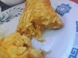 【日高屋 朝定食】重ねられた玉子の層が愛おしい