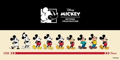 ミッキー】Zoffディズニーシリーズから“ミッキーの歴史と未来を