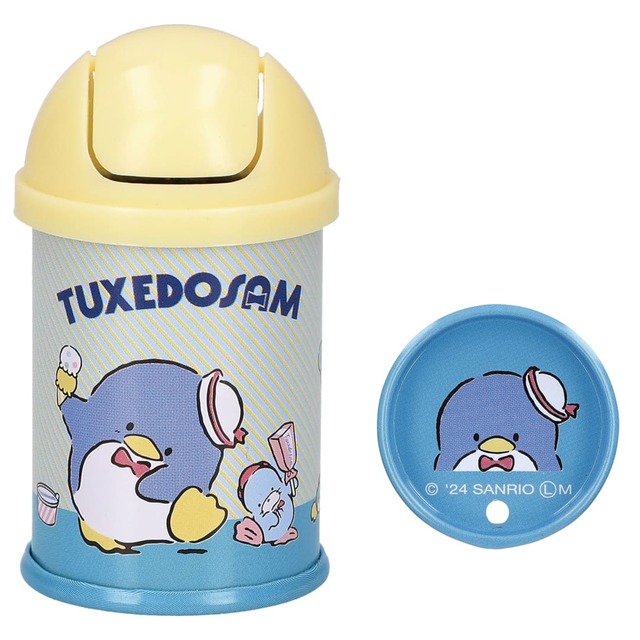 【サンリオキャラクターズ mini mini レトロゴミ箱缶】タキシードサム