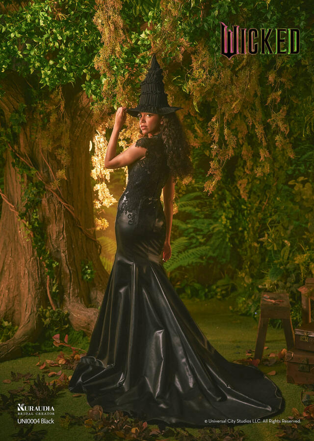 【クラウディア】『ウィキッド』新作ウェディングドレス「WICKED｜KURAUDIA」　UNI0004_Black