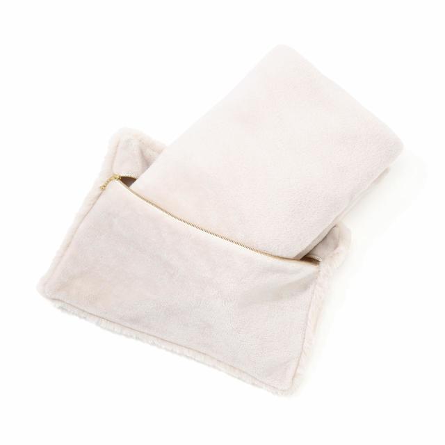 】ファー ポータブルスロー