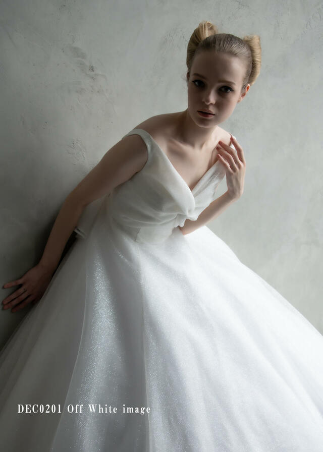 「Clef a decor-クレアデコール」新作ウェディングドレス DEC0201_Offwhite