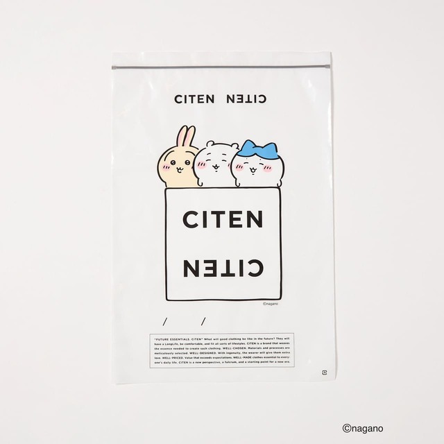 【ちいかわ×CITEN】ルームウェアは2点ともウィメンズ商品です。いずれも特別パッケージでお届け!