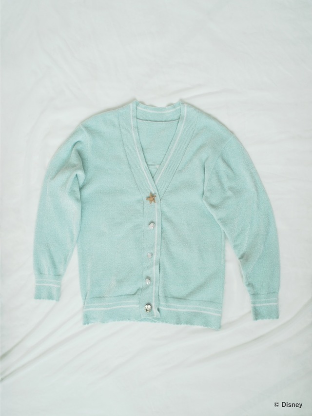 【The Little Mermaid】シェルボタンカーディガン