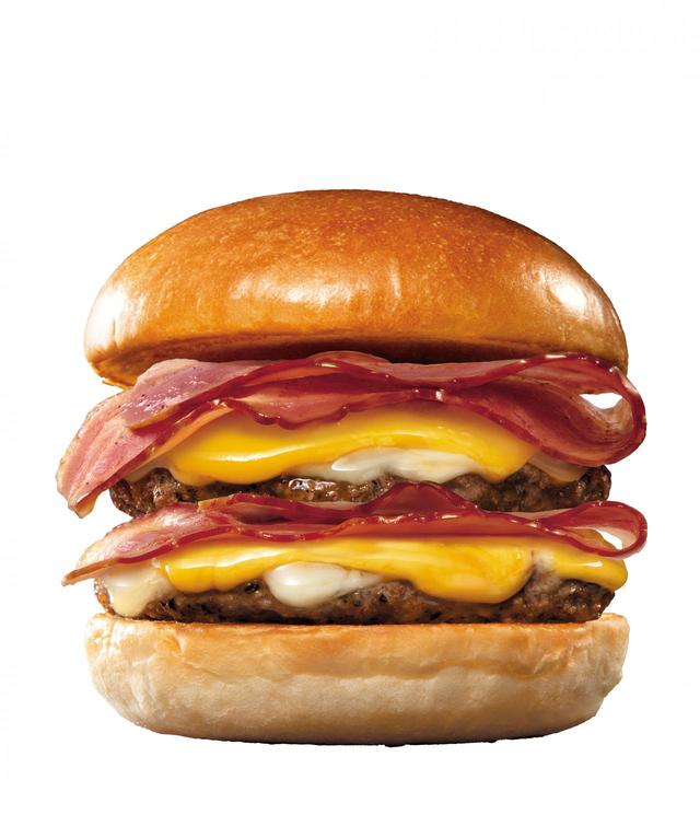 ダブルベーコンダブル絶品チーズバーガー　820 円（通常価格990 円）　