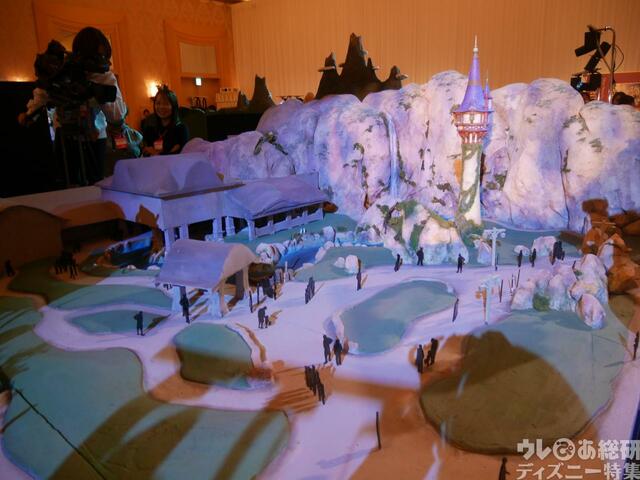 東京ディズニーシー新エリア「ファンタジースプリングス」模型展示