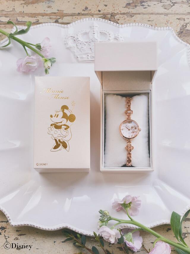 Minnie/ブレスウォッチ Pink Gold｜￥11,000