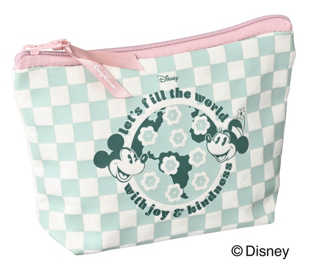 「コットンポーチ表面」【銀座コージーコーナーから「＜ディズニー＞ハピネスポーチ（10個入）」新発売】