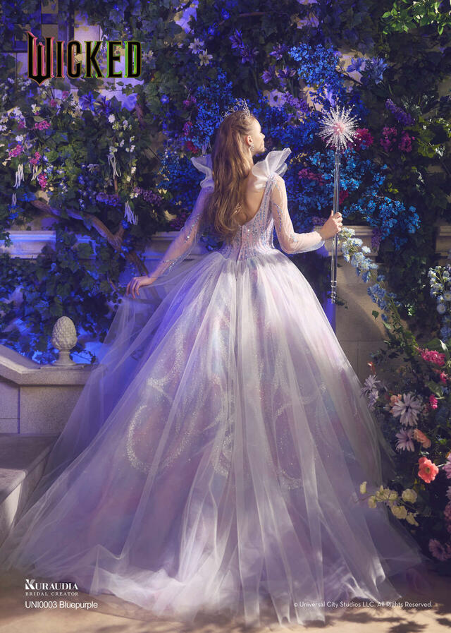 【クラウディア】『ウィキッド』新作ウェディングドレス「WICKED｜KURAUDIA」　UNI0003_Bluepurple