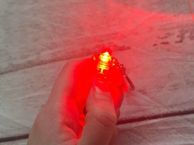 LEDライトが光ります!