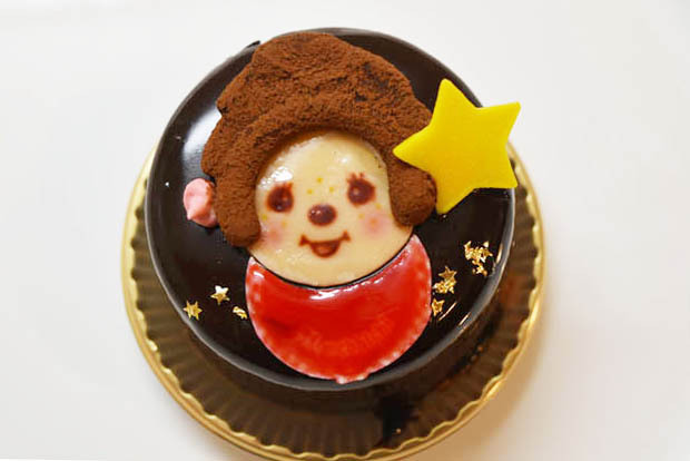 ことりカフェとモンチッチがコラボした「モンチッチ・チョコケーキ」
