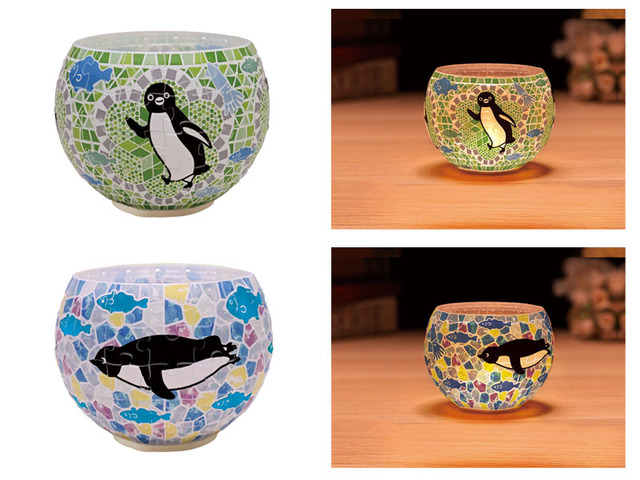 ＜2月下旬販売開始予定＞Suicaのペンギン ランプシェードパズル2種：各3,300円（税込）