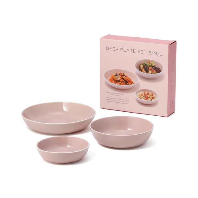 【Francfranc（フランフラン）】オルディ ディーププレートセット（ S・M・L サイズセット）