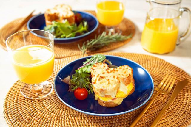 クロックマダム｜ミッキーロングパン（塩バター味）アレンジレシピ