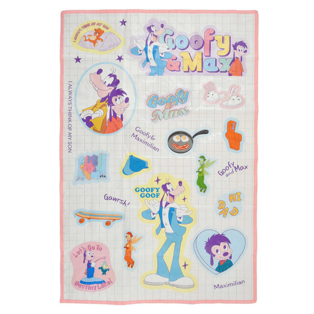 グーフィー＆マックス レジャーシート ポーチ入り GOOFY BIRTHDAY 2,200円