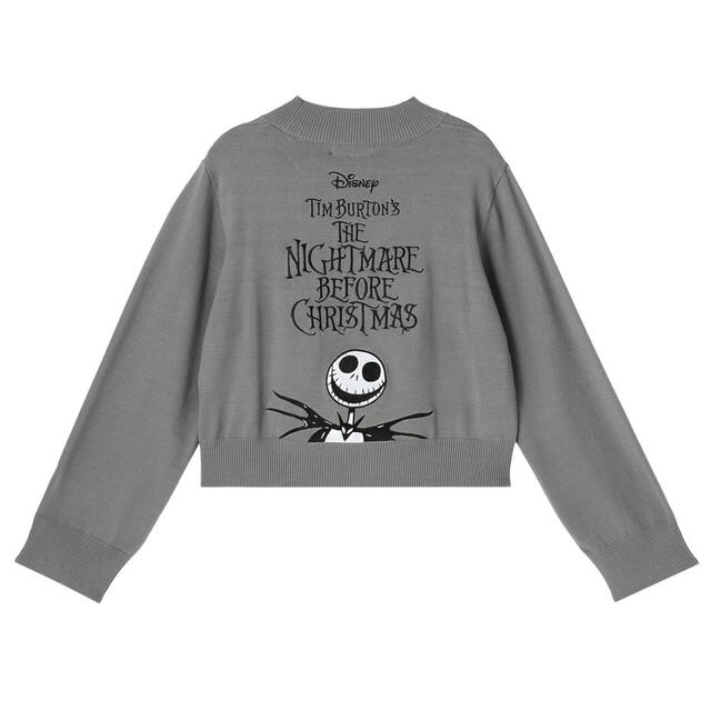 【MARY QUANT（マリークワント）×ナイトメアー・ビフォア・クリスマス】ジャックデザインニット プルオーバー ¥15,950