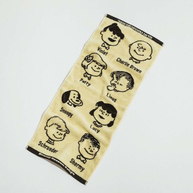 フェイスタオル 1,980円｜スヌーピーミュージアム｜2024年4月26日（金）発売グッズ