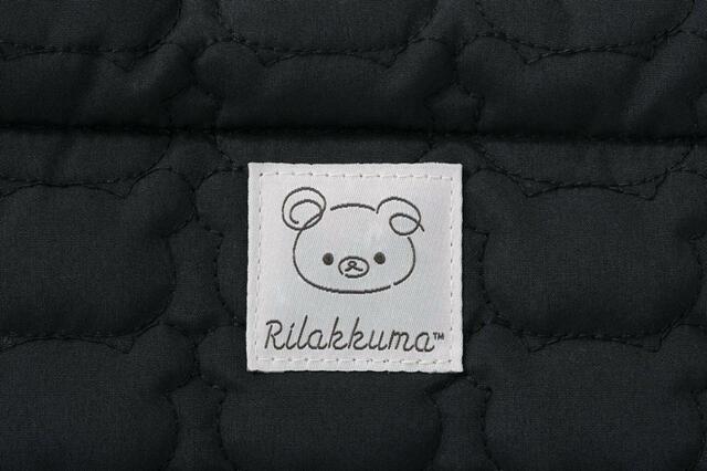 『リラックマ ふわふわキルティングバッグBOOK BLACK ver.』リラックマのタグをオン！