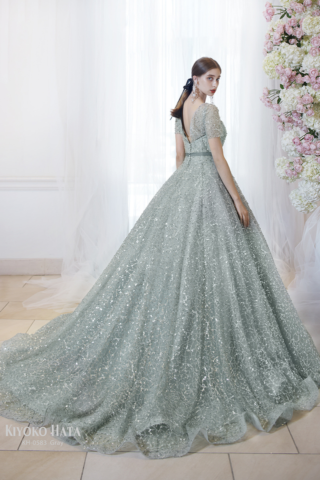 KIYOKO HATA(キヨコハタ)新作ウェディングドレス KH-0583_Gray