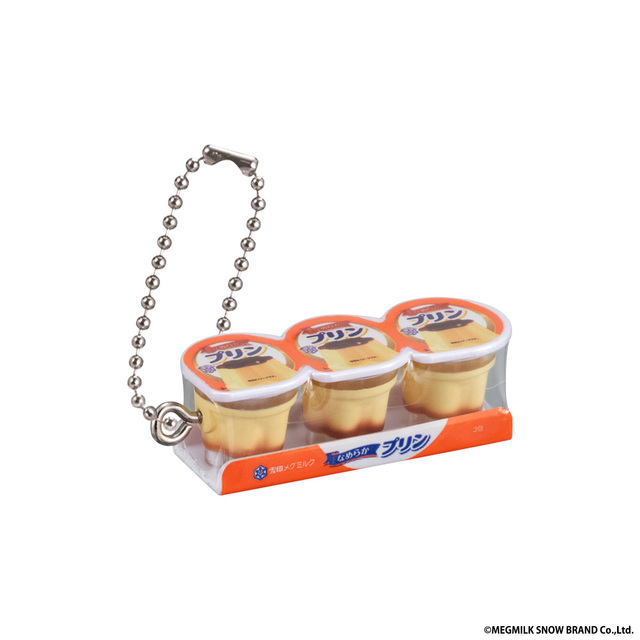 3連プリンも登場♪なめらかプリン【雪印メグミルク ミニチュアチャーム ～ヨーグルト＆デザートシリーズ～】