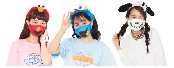 Usj マスクでエルモやスヌーピーになりきり 映えマスク発売 Medery Character S