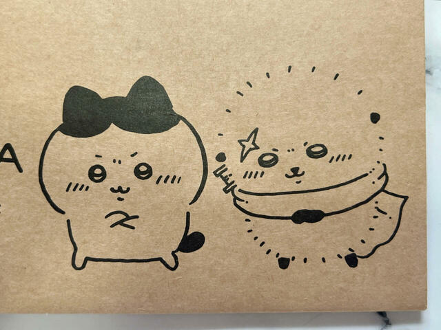 ラッコとハチワレの師弟コンビ。キリッとした表情がかわいい♪