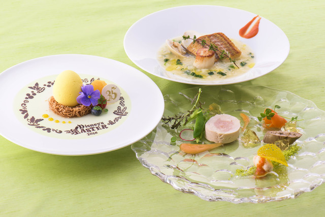 “ディズニー・イースター”ランチコース 5,000円｜東京ディズニーシー・ホテルミラコスタ「ベッラヴィスタ・ラウンジ」