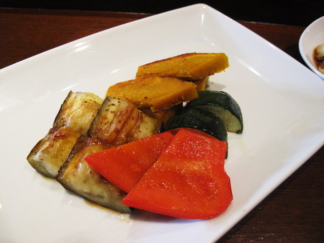 ジャパン・レストラン・ウィーク／西麻布「笹繁」季節の焼野菜4種