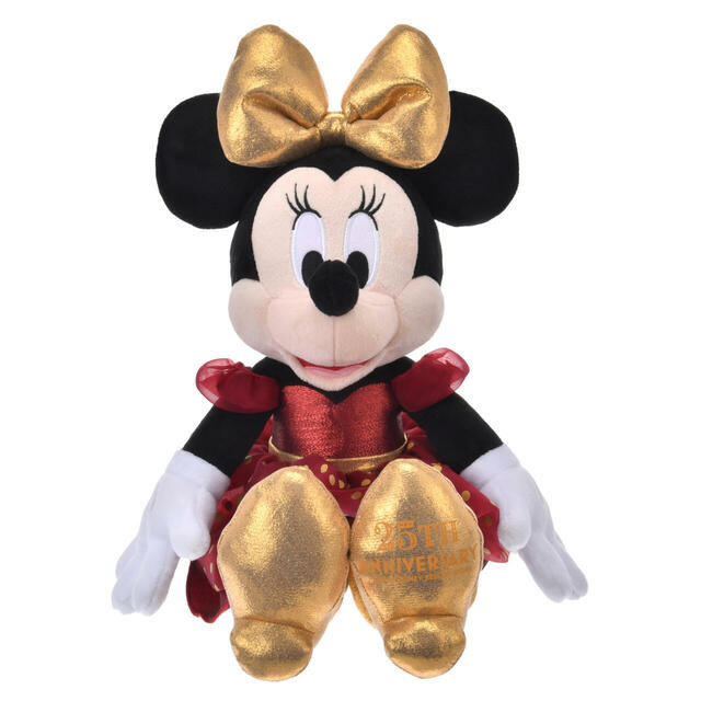 【東京ディズニーリゾート店限定】ミニー ぬいぐるみ 東京ディズニーリゾート店25周年記念 3,900円