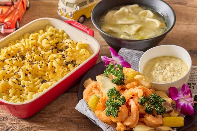 「FISH＆PASTA イメージ」＜期間：2025年7月1日～2025年8月31日＞ 【自分好みのハンバーガーが作れる！アメリカ西海岸がテーマの“アメリカングルメブッフェ”開催【ストリングスホテル 名古屋】】