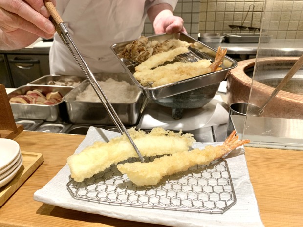 エビの次はイカ【天ぷら定食 まきの】