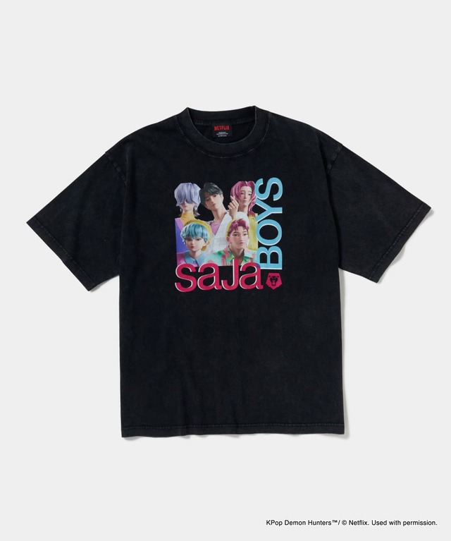 【Netflix POP-UP STORE 2026GW】『KPOPガールズ! デーモン・ハンターズ』Saja Boys Tee／Size S-XL／Price￥8,800